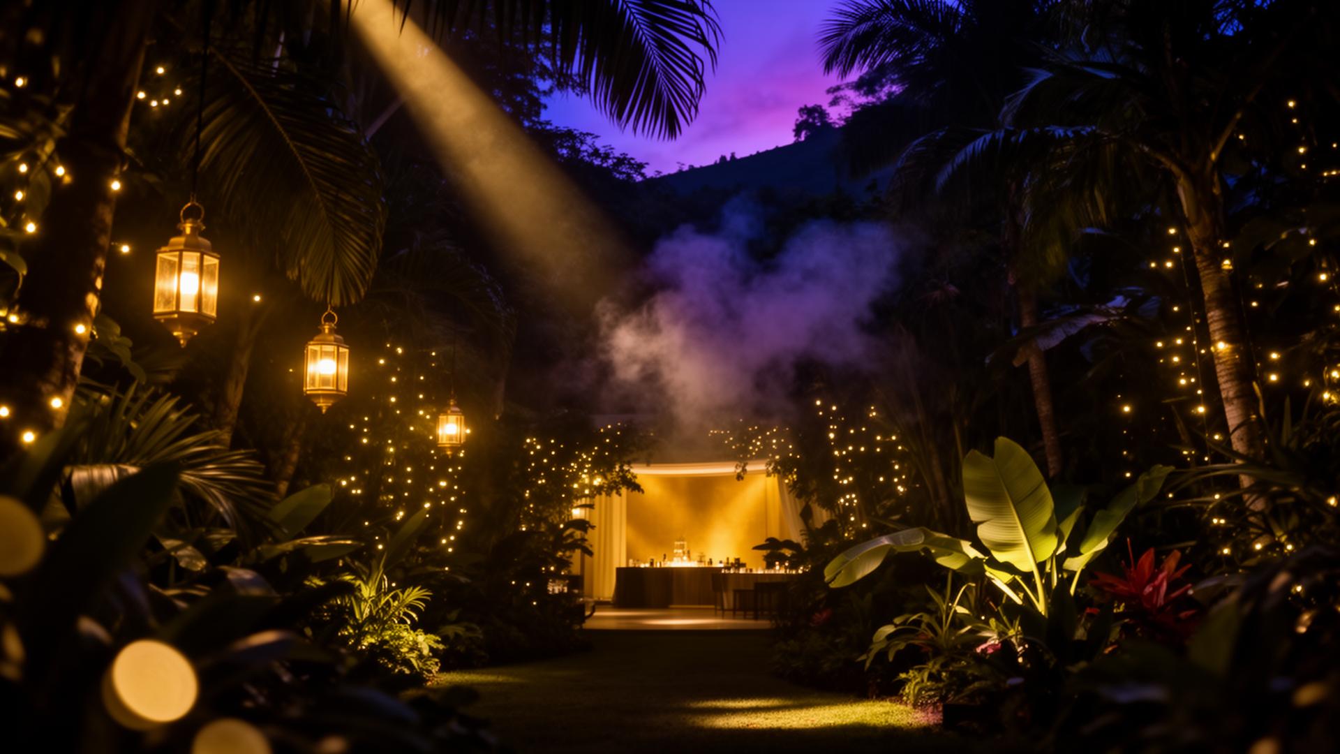 Secret Garden — jardin secret nocturne à La Réunion